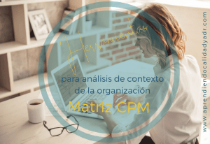 Herramientas para análisis de contexto: Matriz CPM
